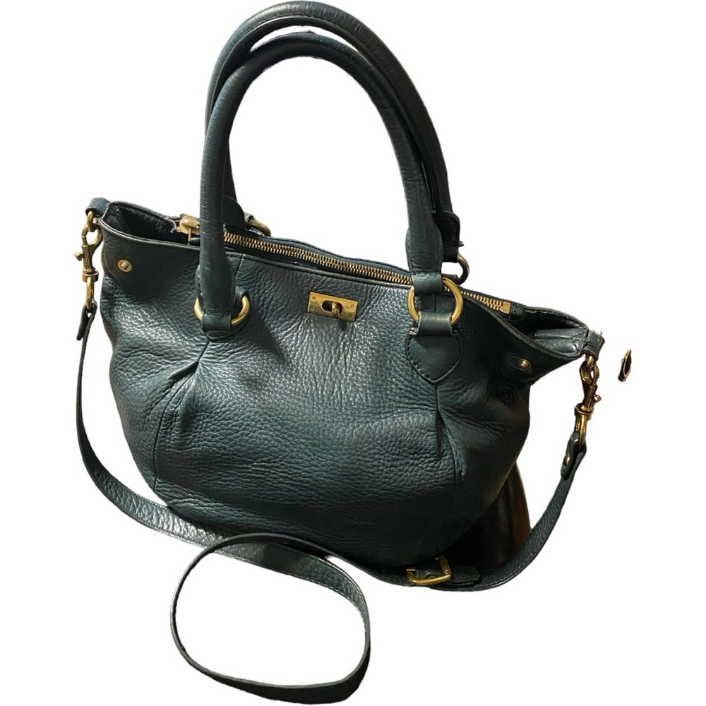 J. CREW Brompton Hobo Bag Monedero Satchel verde Pebbled
Cuero mediano Ampliable
